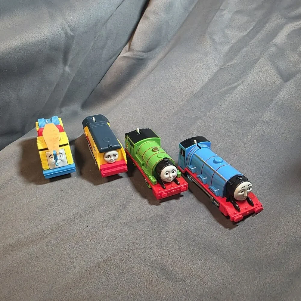 Thomas & Friends TrackMaster Motorized Train Lot Thomas Percy Rebecca Kevin Cran